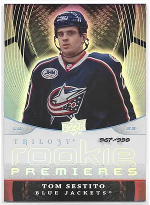 2008-09 Trilogy #150 Tom Sestito RC (967/999)