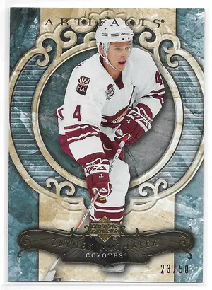 2007-08 Artifacts Gold #100 Zbynek Michalek (23/50)