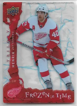 2008-09 Trilogy #104 Henrik Zetterberg (Frozen In Time) (595/799)