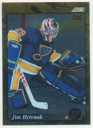 1993-94 SCORE (CDN) - JIM HRIVNAK #563 GOLD RUSH