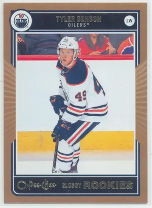 2020-21 UPPER DECK - TYLER BENSON #R-5 O-PEE-CHEE GLOSSY ROOKIES BRONZE