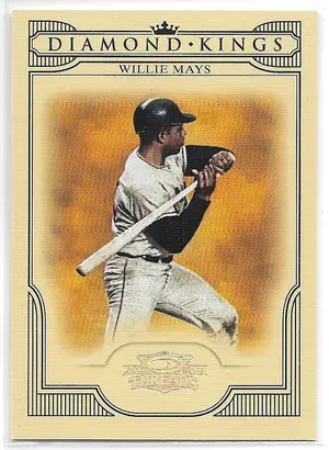 2008 Donruss Threads Diamond Kings Silver #DK-46 Willie Mays (054/250)