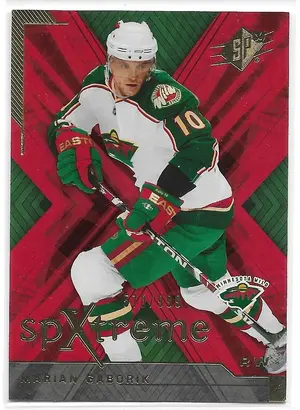 2007-08 SPx SPXtreme #X31 Marian Gaborik (570/999)