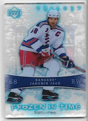 2007-08 Trilogy Frozen In Time #107 Jaromir Jagr (520/799)