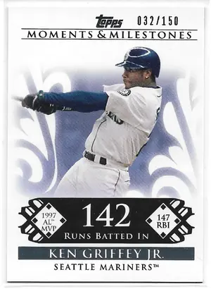 2008 Topps Moments & Milestones #33 Ken Griffey Jr. (032/150)