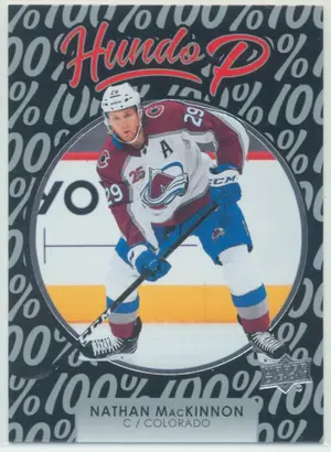 2021-22 UPPER DECK - NATHAN MacKINNON #HP-19 HUNDO P