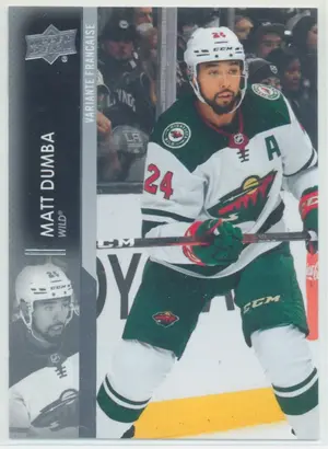 2021-22 UPPER DECK - MATT DUMBA #339 FRENCH VARIATION