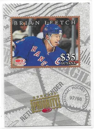 1997-98 Donruss Priority Stamps Bronze #NNO Brian Leetch