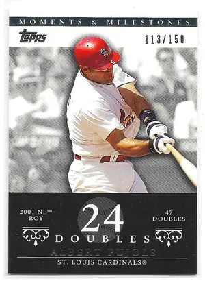 2007 Topps Moments & Milestones #5 Albert Pujols (113/150)