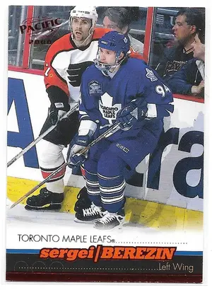 1999-00 Pacific Red #402 Sergei Berezin