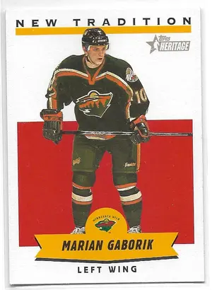 2000-01 Topps Heritage New Tradition #NT10 Marian Gaborik