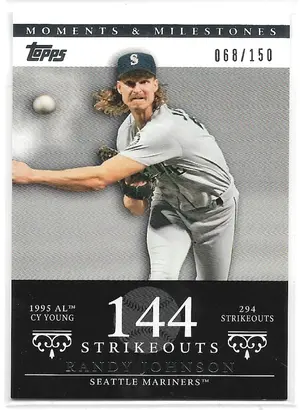 2007 Topps Moments & Milestones #51 Randy Johnson (068/150)