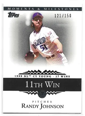 2007 Topps Moments & Milestones #54 Randy Johnson (121/150)