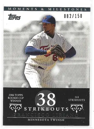 2007 Topps Moments & Milestones #66 Francisco Liriano (082/150)