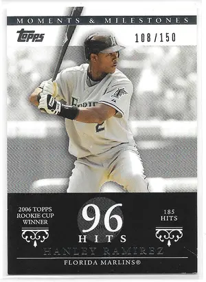 2007 Topps Moments & Milestones #72 Hanley Ramirez (108/150)