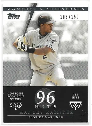 2007 Topps Moments & Milestones #72 Hanley Ramirez (108/150)