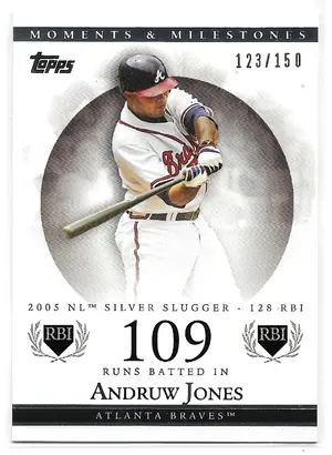 2007 Topps Moments & Milestones #94 Andruw Jones (123/150)