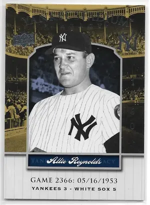 2008 Yankee Stadium Legacy Collection #2366 Allie Reynolds