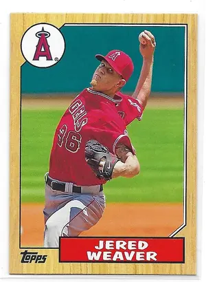 2012 Topps 1987 Topps Mini #TM-49 Jered Weaver