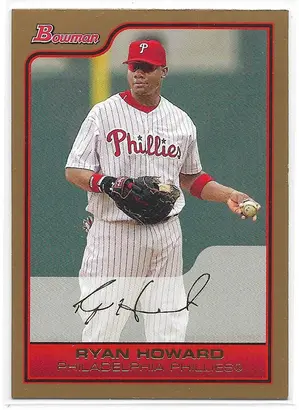 2006 Bowman Gold #57 Ryan Howard