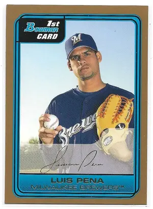 2006 Bowman Prospects Gold #B29 Luis Pena (1st)