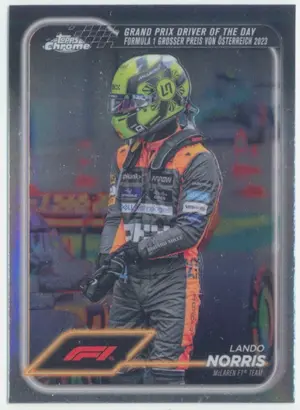 2024 Topps Chrome Formula 1 - Lando Norris #167 Grand Prix Driver of the Day