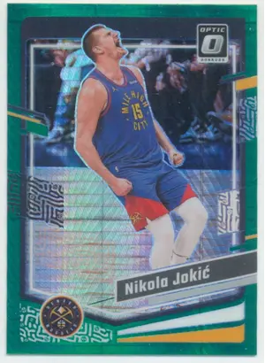 2023-24 Panini Donruss Optic - Nikola Jokic #19 Green Hyper Prizm Parallel