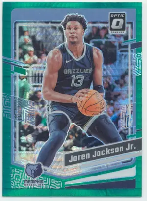 2023-24 Panini Donruss Optic - Jaren Jackson Jr. #181 Green Hyper Prizm Parallel