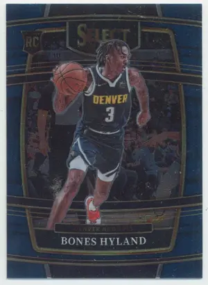 2021-22 Panini Select - Bones Hyland #79 RC Concourse Blue Parallel