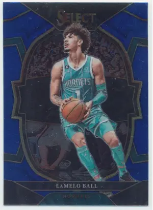 2022-23 Panini Select - LaMelo Ball #41 Concourse Blue Parallel