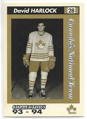 1993-94 Alberta Lotteries Team Canada #NNO David Harlock