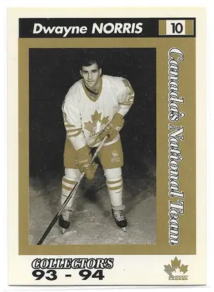 1993-94 Alberta Lotteries Team Canada #NNO Dwayne Norris