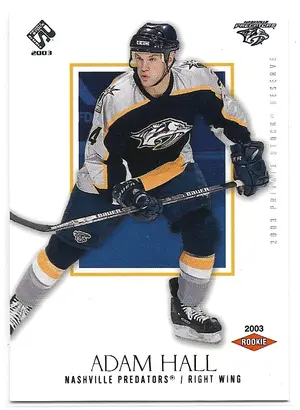2002-03 Private Stock Reserve Retail #169 Adam Hall RC (0907/1550)
