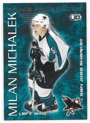 2003-04 Heads Up Prime Prospects #18 Milan Michalek
