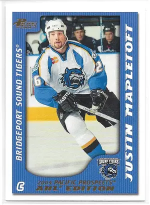 2003-04 Pacific AHL Prospects Gold #11 Justin Mapletoft (612/925)