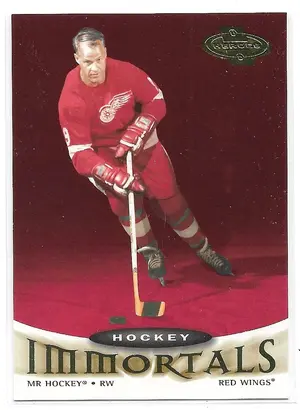 2000-01 UD Heroes #125 'Mr. Hockey' Gordie Howe