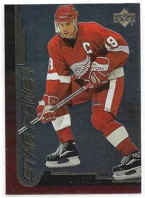 1999-00 UD Gold Reserve #140 Steve Yzerman (Star Power)
