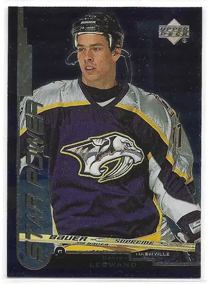 1999-00 UD Gold Reserve #160 David Legwand (Star Power)