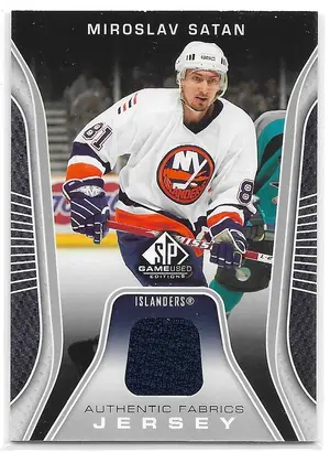 2006-07 SP Game Used Authentic Fabrics #AF-MI Miroslav Satan