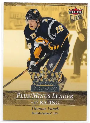 2007-08 Ultra Season Crowns #SC4 Thomas Vanek