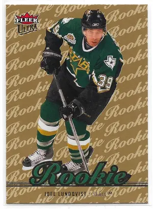 2007-08 Ultra Gold Medallion #224 Joel Lundqvist RC