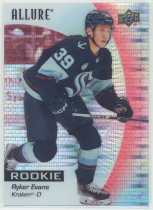 2023-24 ALLURE - RYKER EVANS #149 ROOKIE RED RAINBOW