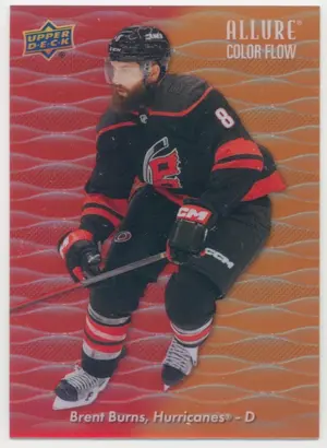 2023-24 ALLURE - BRENT BURNS #CF-33 COLOR FLOW RED/ORANGE
