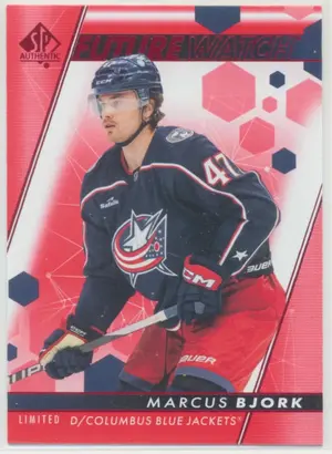 2022-23 SP AUTHENTIC - MARCUS BJORK #173 FUTURE WATCH LIMITED RED