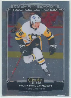 2022-23 O-PEE-CHEE PLATINUM - FILIP HALLANDER #217 MARQUEE ROOKIE