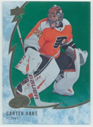 2019-20 UPPER DECK ICE - CARTER HART #46 GREEN