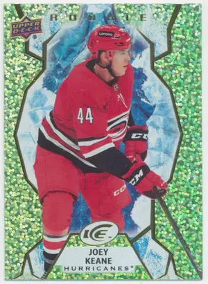 2021-22 UPPER DECK ICE - JOEY KEANE #120 ROOKIE GREEN