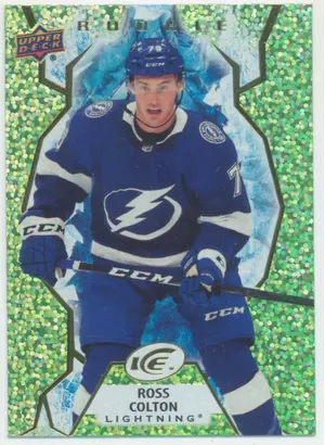 2021-22 UPPER DECK ICE - ROSS COLTON #147 ROOKIE GREEN
