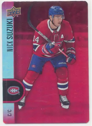 2022-23 TIM HORTONS - NICK SUZUKI #DC-38 RED DIE CUT