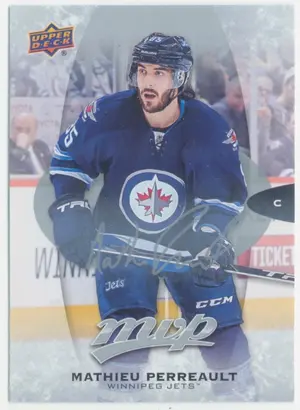 2016-17 UPPER DECK MVP - MATHIEU PERREAULT #151 SILVER SCRIPT